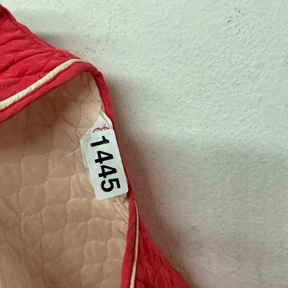 Evelyn Pearson ladies vtg 70s Loungewear Housecoat Kaftan Nightgown Pink Robe - Picture 13 of 14